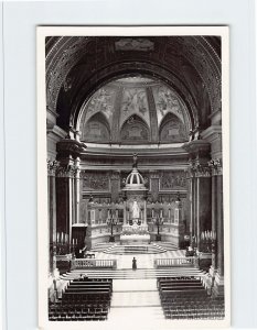 Postcard Church Cathedral Altar Scene Picture