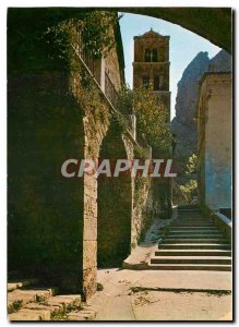 Postcard Modern Moustiers Sainte Marie Montee du Clocher