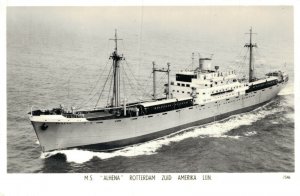 m.s. Alhena Rotterdam South America Line RPPC 05.19