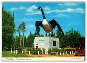 1978 Wawa Goose Ontario Canada Sault Ste Marie Vintage Antique Posted Postcard 