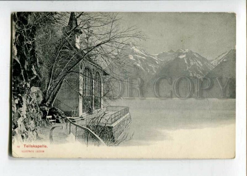 3129702 Switzerland Tellskapelle Vintage postcard