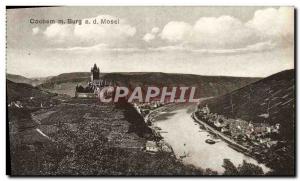 Old Postcard Cochem Mosel Burg