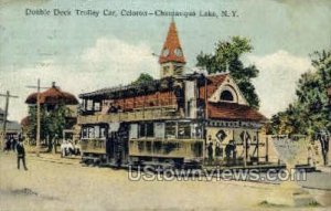 Double Deck Trolley, Celoron - Chautauqua Lake, New York