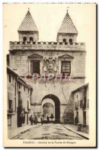 Postcard Old Toledo Interior of the Puerta de Bisagra