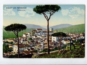 3058439 ITALY Greetings from Monreale view Vintage colorful PC