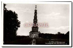 Old Postcard Approx Amboise Pagoda of Chanteloup