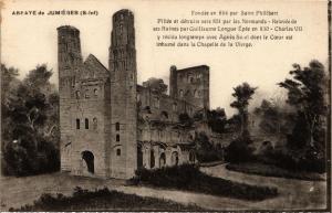 CPA Abbaye de JUMIEGES-Fondée en 654 par St-Philibert (269763)