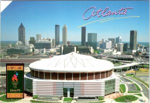 GA, Atlanta  GEORGIA DOME Falcons Football Stadium~Demolished 2017  4X6 Postcard