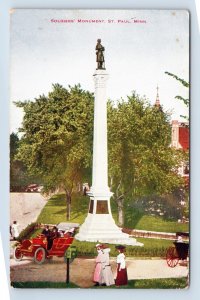 Soldiers' Monument St Paul Minnesota MN UNP DB Postcard E15