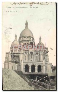 Old Postcard Paris The Sacre Coeur The Facade