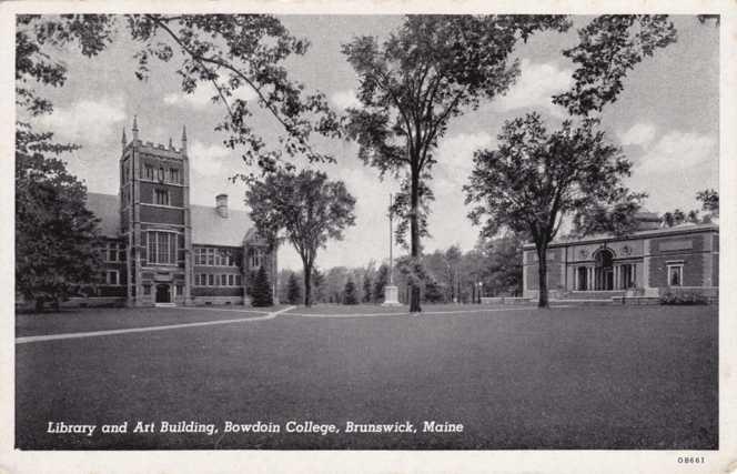 Library and Art Building - Bowdoin College - Brunswick, Maine