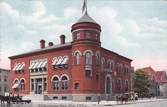 Post Office Kalamazoo Michigan 1910