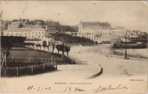 CPA Biarritz Les Deux Casinos FRANCE (1125979)