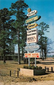 Pineville Louisiana Colfax Co Lumber Yard Vintage Postcard AA7775