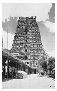 br104217 temple kanchipuram real photo india