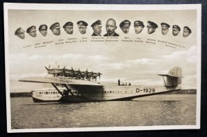 Mint Dornier DOX Seaplane RPPC Postcard Biggest In The World At Sea