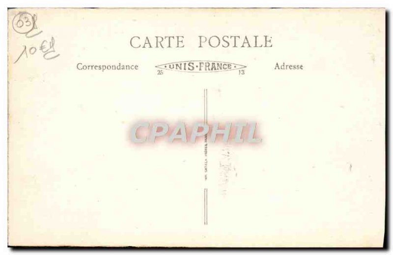 Postcard Old Source Vichy Grande Grille