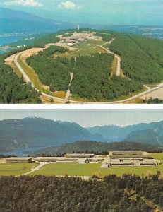 2~Postcards Burnaby, BC Canada SIMON FRASER UNIVERSITY Aerial & Bird's Eye Views