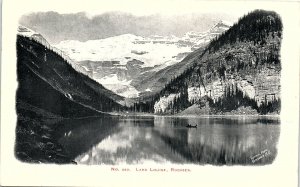 c1910 ALBERTA CANADA LAKE LOUISE CANADIAN ROCKIES THOMPSON PHOTO POSTCARD 43-47