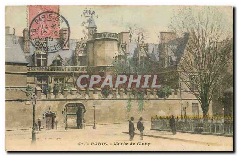 Old Postcard Paris Musee de Cluny