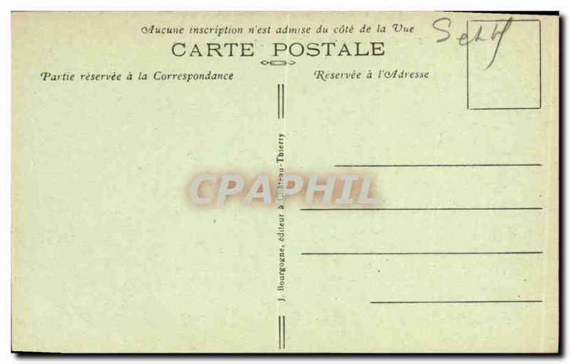 Old Postcard Esbly Canal Food Branch