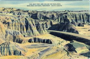 [ Linen ] US So. Dakota Badlands - Why They Are Called The Badlands