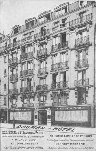 Postcard C-1910 Paris France Dagmar Hotel occupation 23-6674