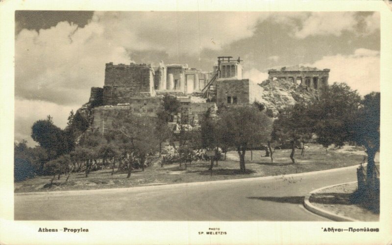 Greece Athens Propylees RPPC 05.53