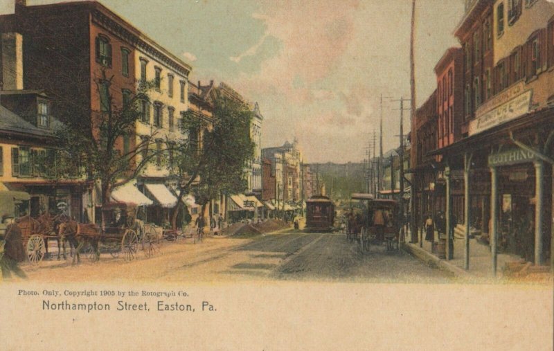 EASTON, Pennsylvania, 1909; Northampton Street