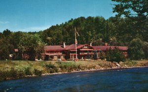 Vintage Postcard View of Alpine Inn Resort at Ste. Marguerite Sta. Quebec Canada