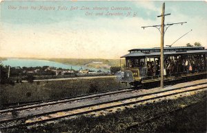 J41/ Niagara Falls New York Postcard c1910 Trolley Railroad 149