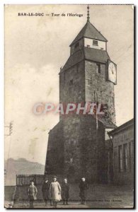 Old Postcard Bar Le Duc Tour L & # 39Horloge Children