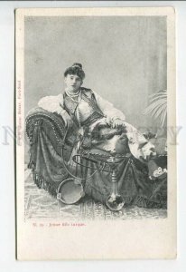 438907 Egypt Port Said Harem young girl with a hookah in national clothes