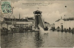 CPA Exposition d'ANGERS 1906-Le Toboggan-Premier Plongeon (127656)