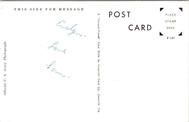 US Army Bomber Douglas B-19 World's Largest, Postcard