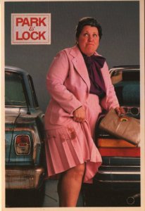 ad postcard: Park & Lock