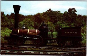 Postcard TRAIN SCENE Baltimore Maryland MD AK3665