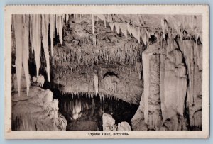 Bermuda Postcard Crystal Cave Interior View c1940's Unposted Vintage