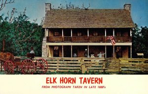 Civil War, Elkhorn Tavern, Pea Ridge Natl Military Park, Arkansas, Old Postcard