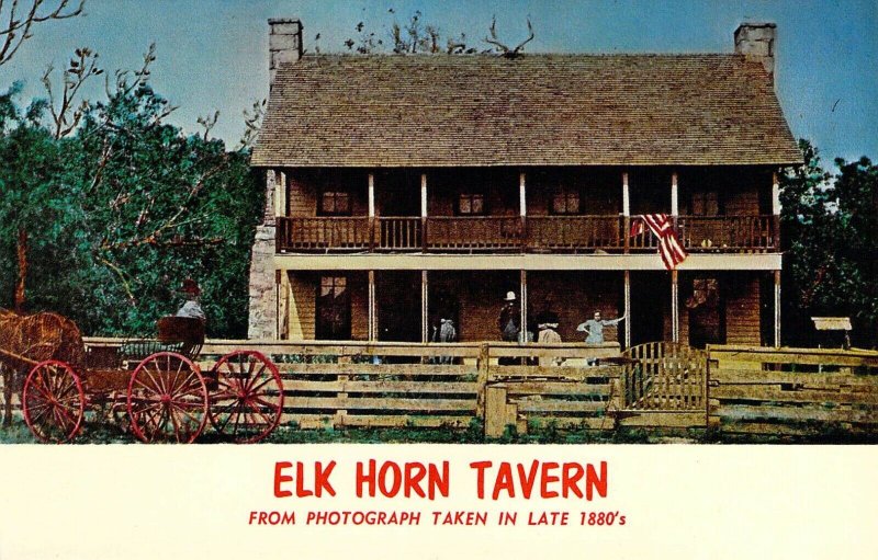 Civil War, Elkhorn Tavern, Pea Ridge Natl Military Park, Arkansas, Old Postcard