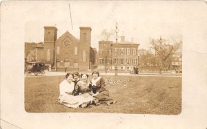 J59/ Buffalo New York RPPC Postcard c1910 Niagara Street Women 77