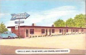 NM Las Cruces Del Prado Motel 1958