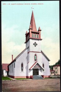 Oregon EUGENE St. Mary's Catholic Church by Edward H. Mitchell - DB