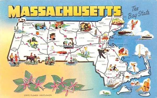 Massachusetts the Bay State in Greetings From, Massachusetts