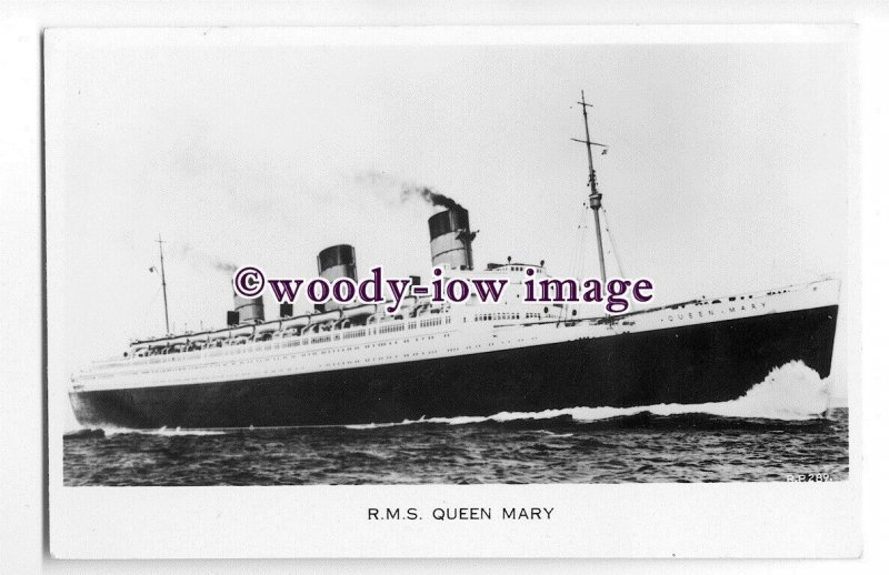 LS0424 - Cunard Liner - Queen Mary - postcard