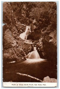 1910 Falls At Alum Rock Scene San Jose California CA Posted Vintage Postcard