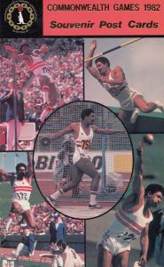 Olly Flynn British Race Walking Athletics 1982 Commonwealth Games Postcard