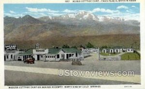 Cottage Camp on Denver Highway - Colorado Springs , Colorado CO