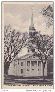 Congregational Churh, Williamstown, Massachusetts, PU-1926