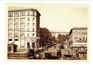 CA - Berkeley. Center Street circa 1920's. REPRO of old photo